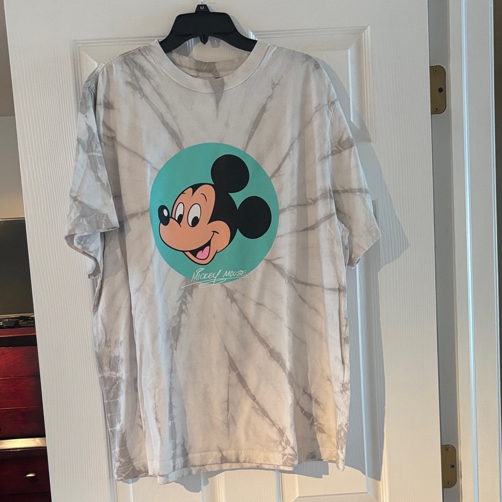Disney Gray tie dye tshirt